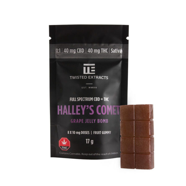 Hailley's Comet 1:1 THC:CBD 80mg | Twisted Extracts