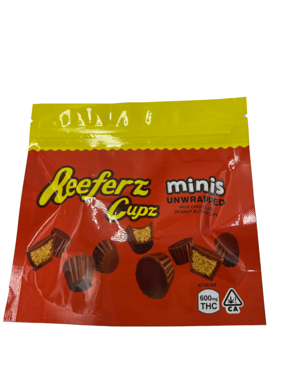 Reeferz Cupz Unwrapped Minis 600mg THC