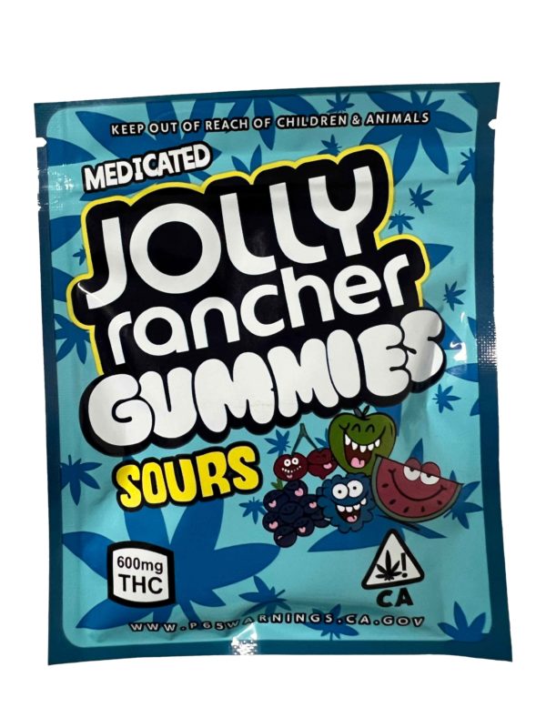 Jolly Rancher Gummy Sours 600mg THC