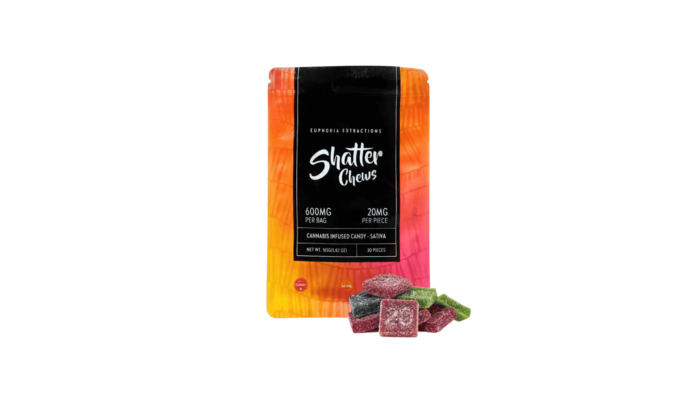 Euphoria Extractions Shatter - 600mg - Chews (Sativa)