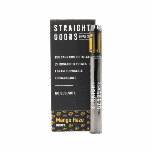 Straight Goods Supply Co. Distillate Disposable Pen - 1g - Mango Haze