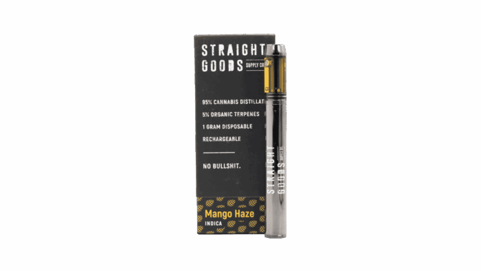 Straight Goods Supply Co. Distillate Disposable Pen - 1g - Mango Haze