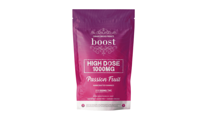 Boost Edibles - 1000mg THC - Passion Fruit