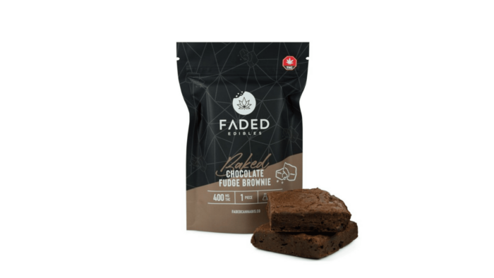 Faded Cannabis Co. - 400mg THC - Baked Fudge Brownie