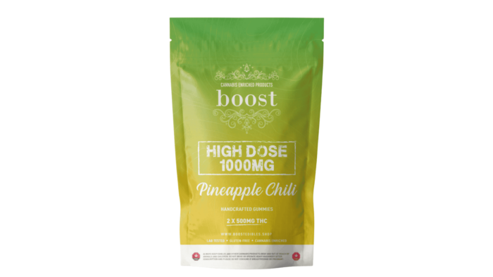 Boost Edibles - 1000mg THC - Pineapple Chili