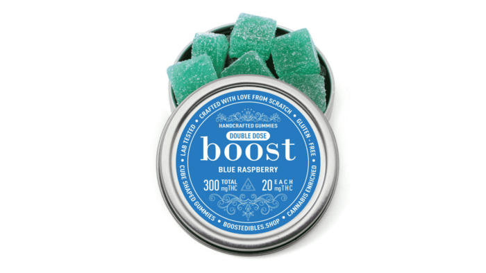 Boost Edibles - 300mg THC- Blue Raspberry Gummies