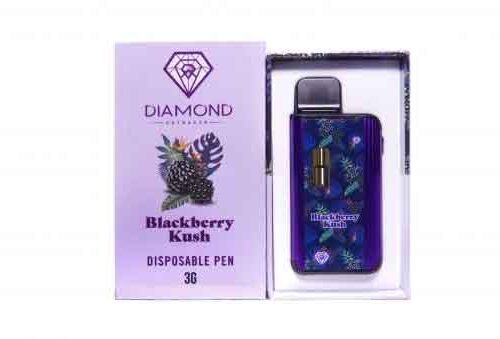 Diamond Concentrates Distillate Disposable Pen - 3g - Blackberry Kush
