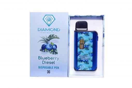 Diamond Concentrates Distillate Disposable Pen - 3g - Blueberry Diesel