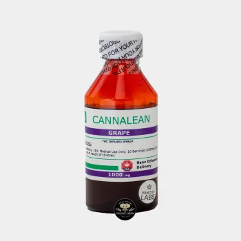 Cannalean THC Infused Syrup - 1000mg - Grape