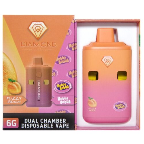 Diamond Concentrates Dual Chamber Vape Pens - 3g + 3g - Fuzzy Peaches x Hubba Bubba