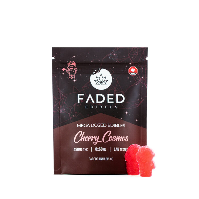 Faded Cannabis Co. Mega Dosed Astros - 480mg - Cherry Cosmos