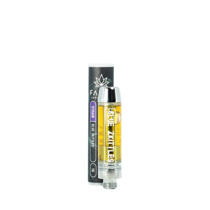 Faded Cannabis Co. Full Spectrum THC Vape Cartridge - 1ml - Blue Zkittlez