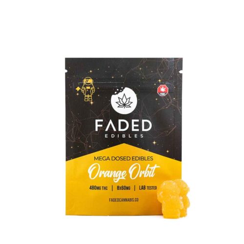 Faded Cannabis Co. Mega Dosed Astros - 480mg - Orange Orbit