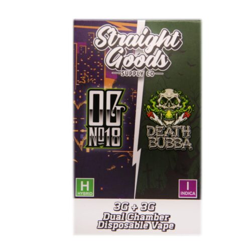 Straight Goods Dual Chamber Vape - 3g + 3g - OG #18 x Death Bubba