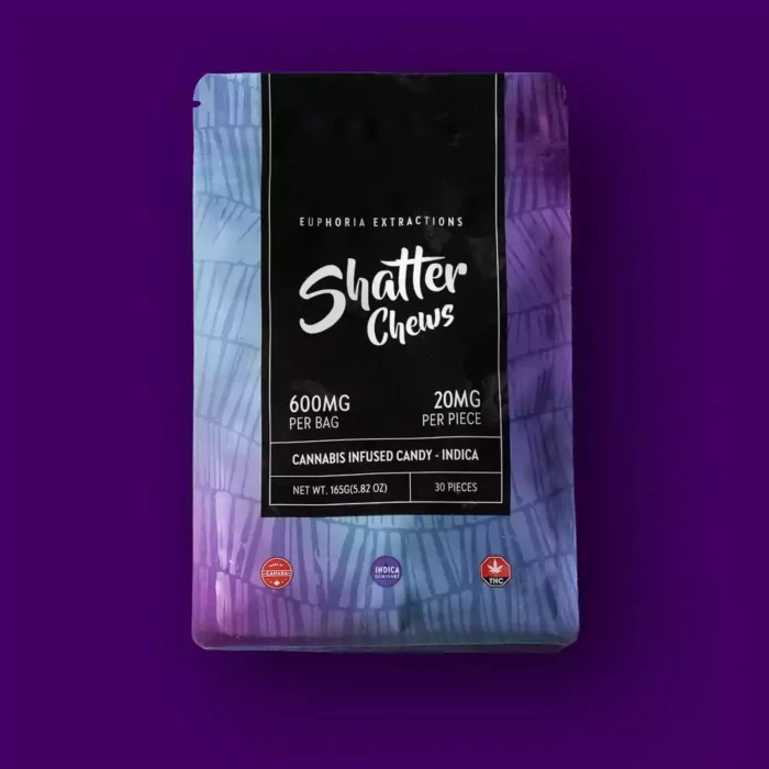 Euphoria Extractions Shatter Chews- 150mg - Sativa - Image 3