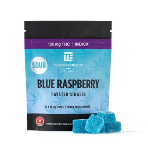 Twisted Singles - 160mg THC - Sour Edibles - 16x 10mg THC