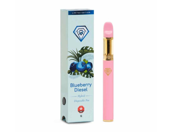 Diamond Concentrates Distillate Disposable Pen - 1g - Blueberry Diesel