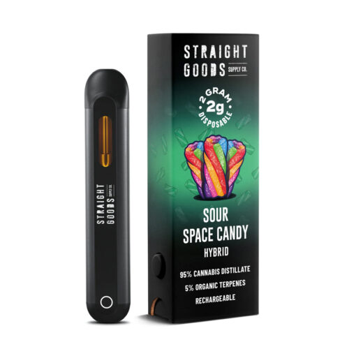 Straight Goods Supply Co. Distillate Disposable Pen - 2g -  Sour Space Candy