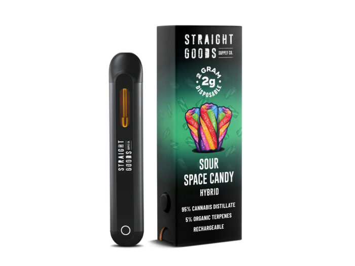Straight Goods Supply Co. Distillate Disposable Pen - 2g -  Sour Space Candy