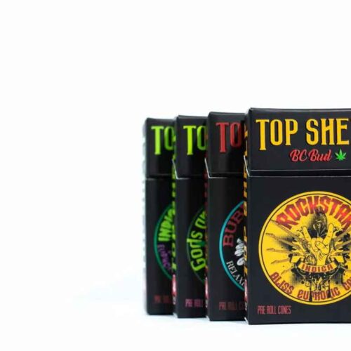Top Shelf BC Pre-Rolls - 0.5g/10pack - God's Green Crack