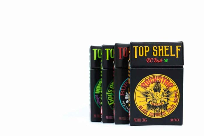 Top Shelf BC Pre-Rolls - 0.5g/10pack -Pink Kush