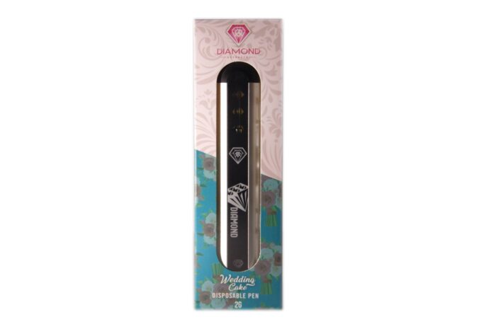 Diamond Concentrates Distillate Disposable Pen - 2g - Wedding Cake