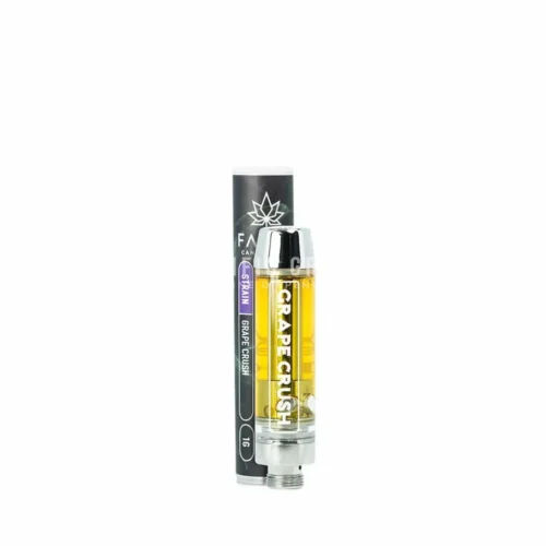 Faded Cannabis Co. Full Spectrum THC Vape Cartridge - 1ml- Grape Crush